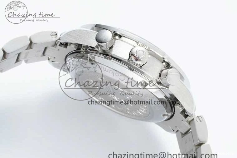 0130 Speedmaster Racing Master SS HKF Best Edition White Dial on SS Bracelet A Premium 7809